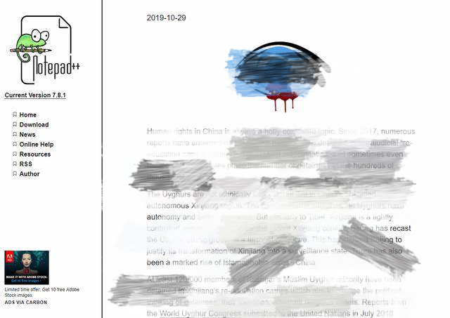 编程软件 Notepad++ 发布不当言论 引发 IT 从业人士愤怒