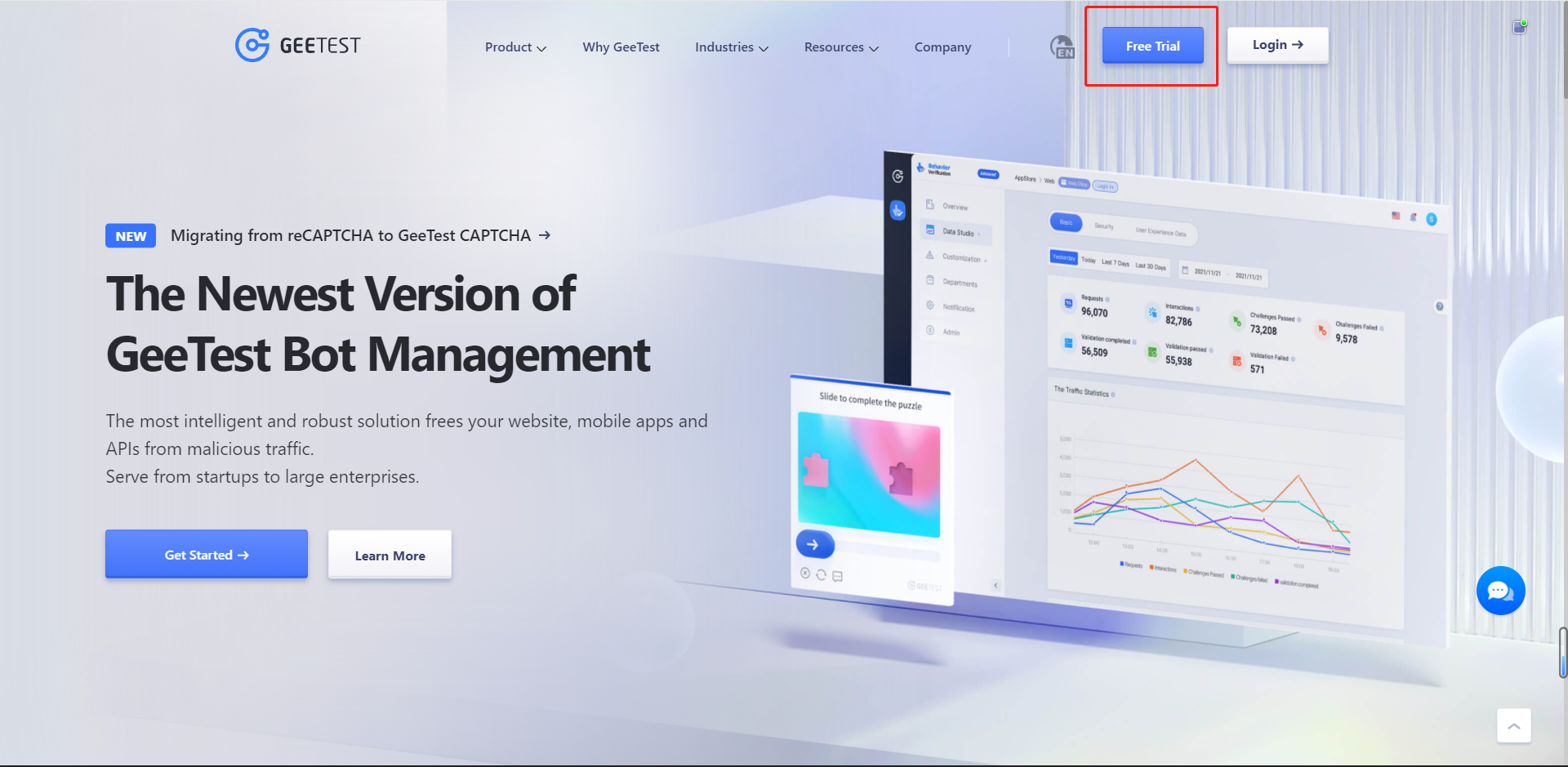 极验 (Geetest) 免审核注册及行为验证配置教程 极验 (Geetest) 免审核注册及行为验证配置教程